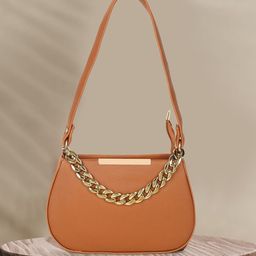 LADY QUINTON PU Structured Shoulder Bag with Quilted-12