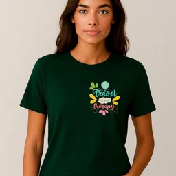 Anikmart Typography Printed Round Neck Pure Cotton T-shirt-picture-15