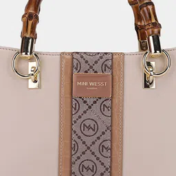 MINI WESST Printed PU Structured Shoulder Bag image 5