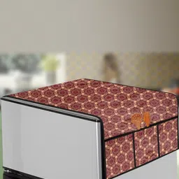 The Furnishing Tree Multi-Coloured Printed Refrigerator Cover-9