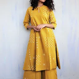 KALINI Women Ethnic Printed Regular Kurta with Palazzos-picture-40