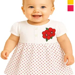 KidzzCart Polka Dot Print Fit & Flare Dress-picture-21