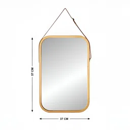 Home Centre Reflection Brown RectangularWallMirror image 2
