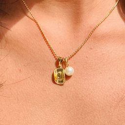 Just Lil Things Beaded Pendant With Chain-48