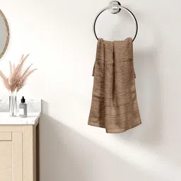 Portico Bamboo Plush 2-Pcs Brown 550 GSM HandTowels-image-86