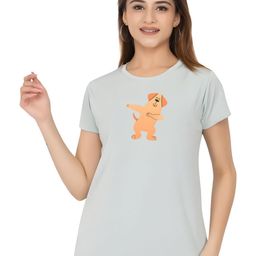 SZN Women Graphic Printed Regular Fit Round Neck T-shirt-image-88