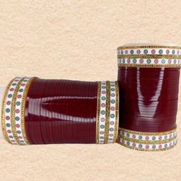VICONO Set Of 2 Stone-Studded Bangles-image-90