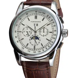 FORSINING Men Dial & Leather Straps Analogue Watch FSG319M3S2-image-92