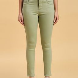 Rea-Lize Women Slim Fit High-Rise Stretchable Jeans-image-70