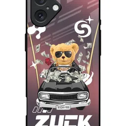 QRIOH Typography Printed iPhone 16 Plus Back Case Mobile Accessories-14