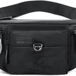 GOTEO Waist Chest Bag Fanny Pack Waterproof Travel Sports Running Water Bottle Holder Men & Women Waist Bag-1