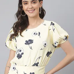 Miss Grace Floral Print Puff Sleeve Top-picture-10