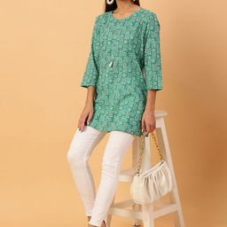 NEESH Women Floral Printed Pure Cotton Kurti-88