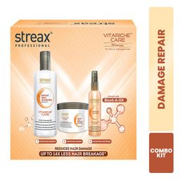 Streax Professional Vitariche Care Repair Max Hair Care Kit-27