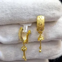 Anshenterpris Gold-Plated Contemporary Drop Earrings-picture-5