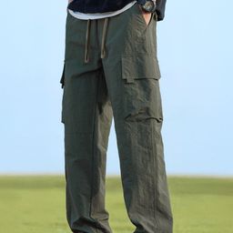StyleCast Men Relaxed Fit Mid-Rise Cargos-picture-28
