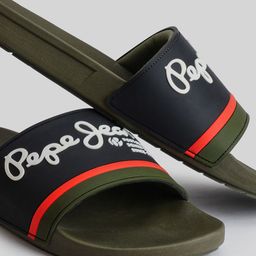 Pepe Jeans Men Printed Sliders image 5