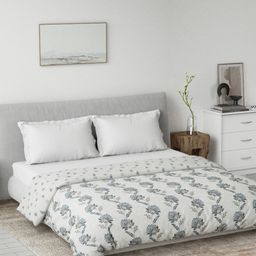 Ddecor Cotton Floral 80 GSM Summer Reversible Double Dohar-image-61