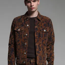 Jack & Jones Men Denim Jacket with Embroidered-image-59