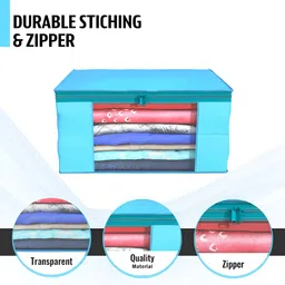 Aura Blue Set of 6 Regular Multi-Utility Organisers image 5