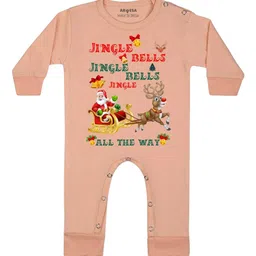 Arvesa Jingle Bell All The Way Printed Bodysuit-1