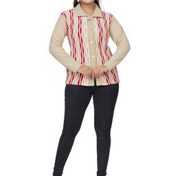 WOOL 4U Women Ribbed Woollen Cardigan-image-55