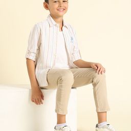 U.S. Polo Assn. Kids Boys Vertical Striped Casual Shirt-picture-12