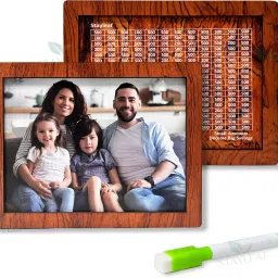 Wooden Photo Customization Money Saving Box with Numbers, Money Saver Box 1 Lakh Coin Bank-3