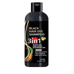 CHIWA 3 In 1 Black Hair Dye Shampoo- 100 ml-picture-35