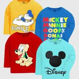 Disney By Miss and Chief Boys 4 Printed Applique T-shirt-image-14