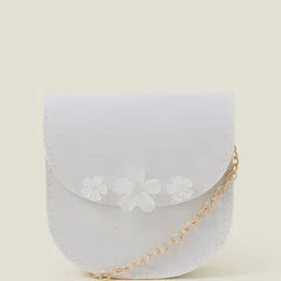 Accessorize Girls Gem Flower Mini Textured Crossbody Sling Bag-34