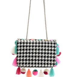 Anouk Embellished Swagger Shoulder Bag with Fringed image 3