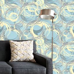 ArtzFolio Printed UV-Resistant Anti-Bacterial Doodle EffectPeel & Stick Wallpaper-image-48