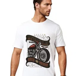 BLUEFICUS Men Printed Bio Finish Slim Fit T-shirt-image-82