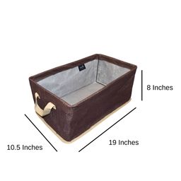 Tweedle Brown Set of 1 Regular Multi-Utility Organisers-10