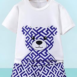 ELPIXIE FASHION Unisex White Clothing Set-image-84