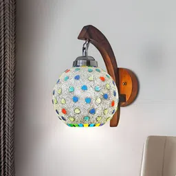 Lyse Decor Brown Wood Wall Lamp-image-91