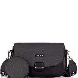Luvoksi Women Textured PU Structured Sling Bag-12