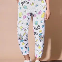 DIMPY GARMENTS Women Tie and Dye Printed Comfort Slim Fit Joggers Trousers-image-49