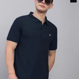 LUX PARKER Men Pack Of 2 Combed Cotton Polo Collar T-shirts-image-87