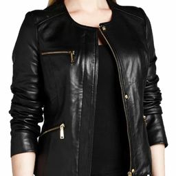 NOORA Women Leather Jacket-image-87