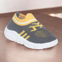 Lil Lollipop Unisex Kids Woven Design Slip-On Sneakers-19