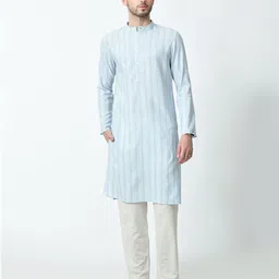 OTIRA Men Embellished Festive Cotton Straight Kurta-picture-39