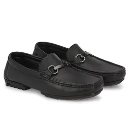 Egoss Men Leather Lightweight Loafers-image-73