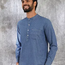 JAYPORE Men Geometric Kurta-picture-39