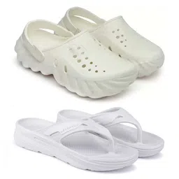 BERSACHE Men Pack of 2 Clogs And Thong Flip-Flops-image-59