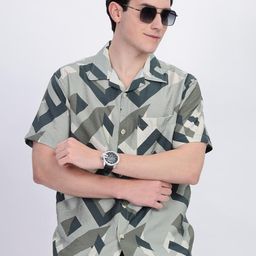 COLOR HUNT Men Comfort Opaque Printed Casual Shirt-image-62