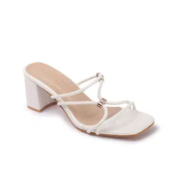 DressBerry Textured Party Block Sandals-29
