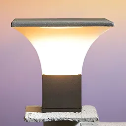 KINIS Grey Frustum Rust-Resistant Outdoor Lamp-23
