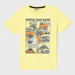 Fame Forever by Lifestyle Boys Graphic Printed Round Neck Cotton T-shirt-image-88